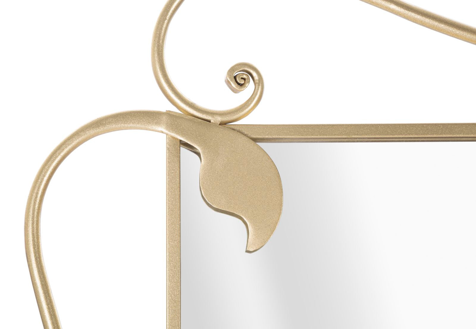 Espelho de Parede em Metal GLAM – Dourado