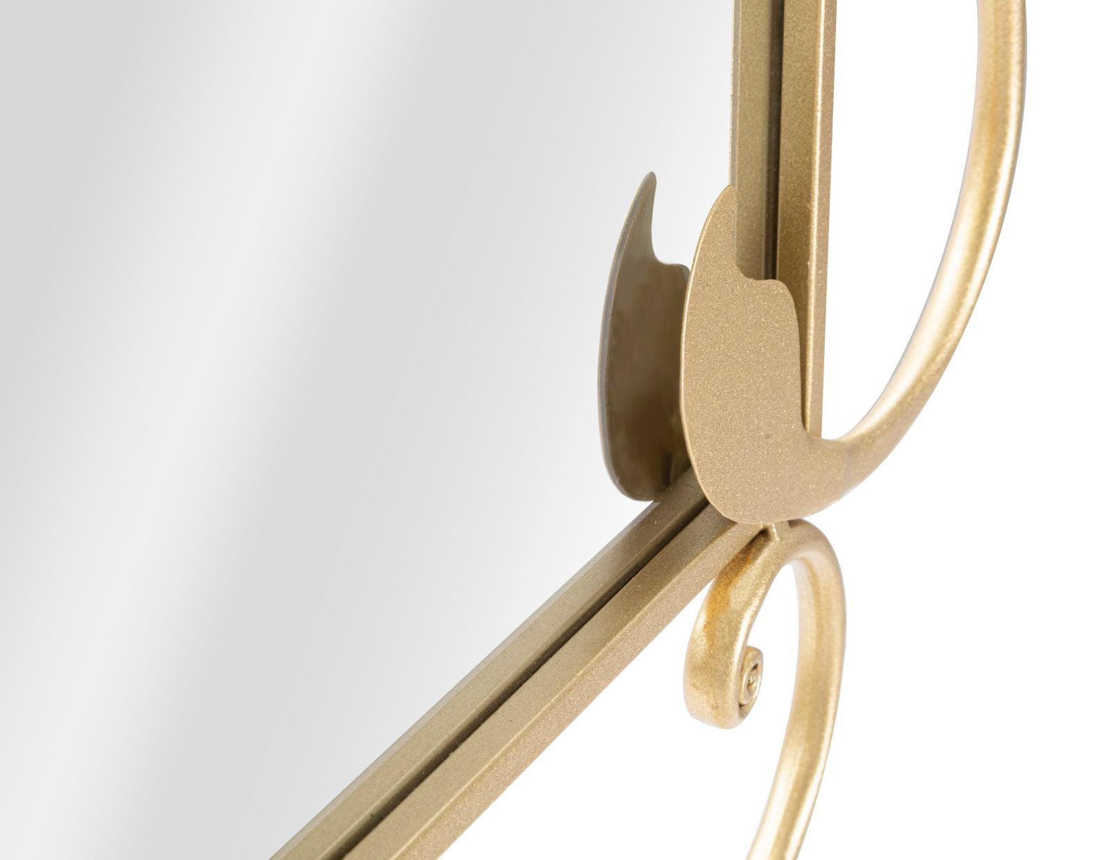 Espelho de Parede em Metal GLAM – Dourado