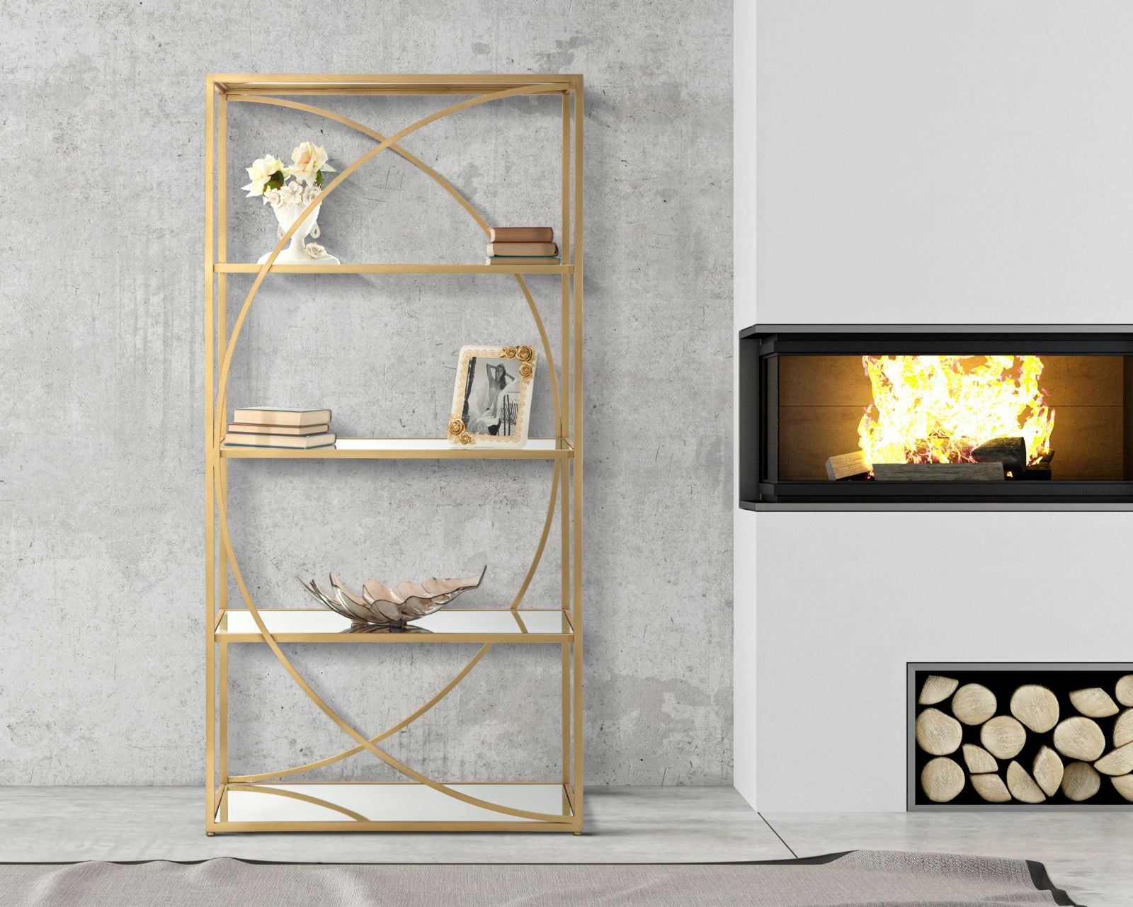 Estante GLAM – Dourada