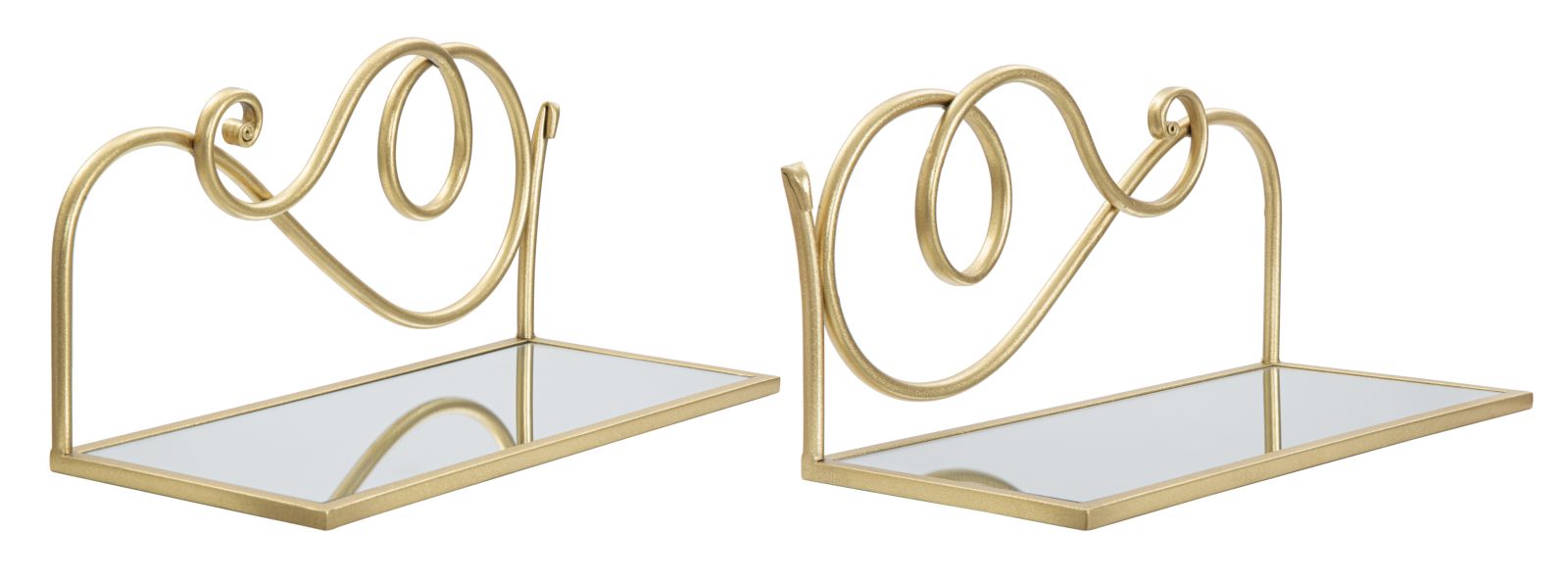 Prateleiras de Parede GLAM – Dourado
