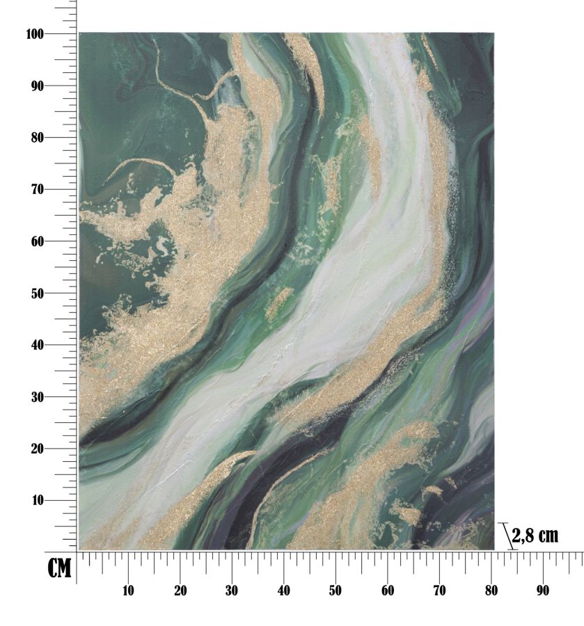 Quadro em Tela – Multicolor – Madeira de Pinho