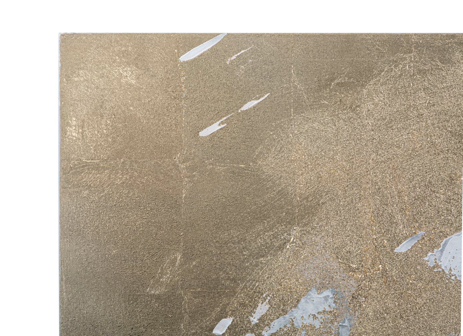 Pintura em Tela com Moldura de Madeira – Multicolor – Madeira