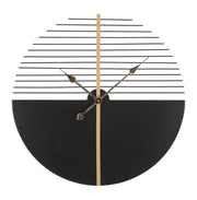 **** Relógio de Parede Elegante GLAM – Preto e Dourado

**