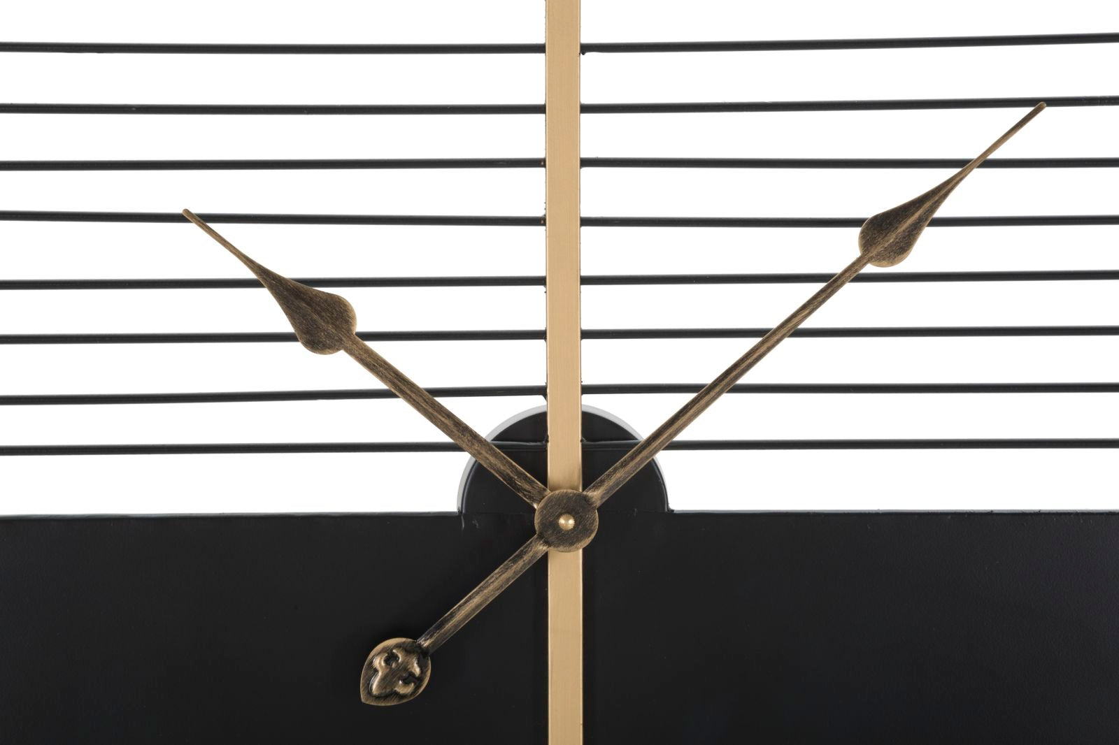 **** Relógio de Parede Elegante GLAM – Preto e Dourado

**