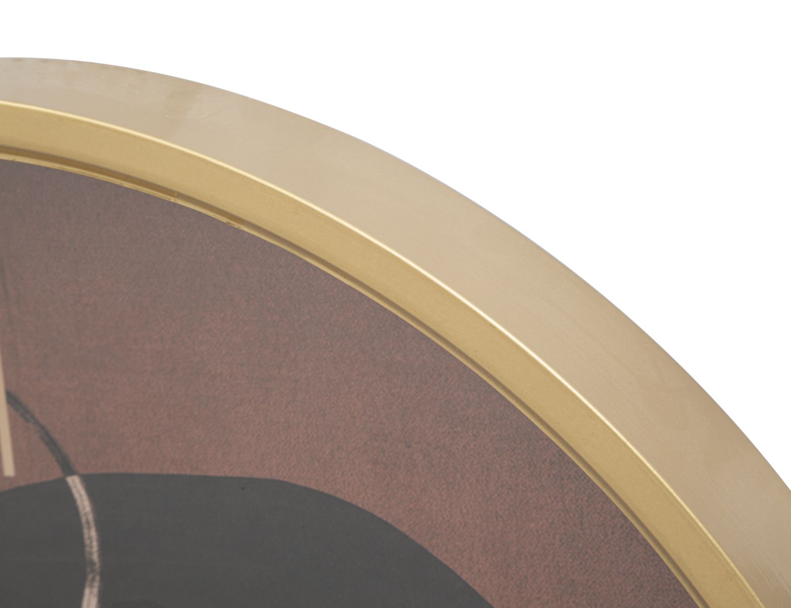 Relógio de Parede Redondo – Multicolor – Ferro, MDF e Vidro