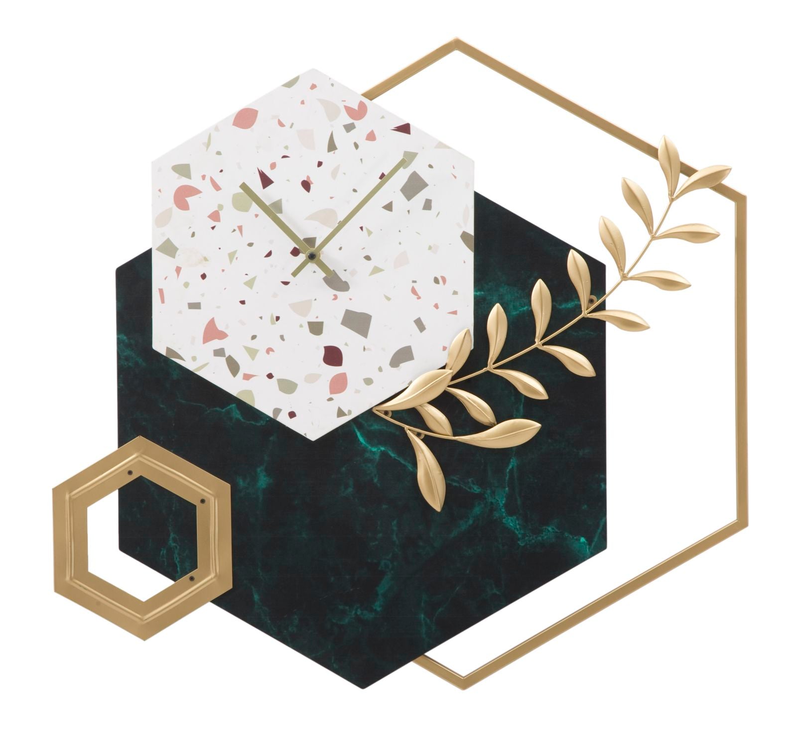 Relógio de Parede – Multicolor – Ferro e MDF