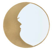Espelho de Parede Redondo GLAM – Dourado