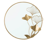 Espelho de Parede Redondo GLAM – Dourado