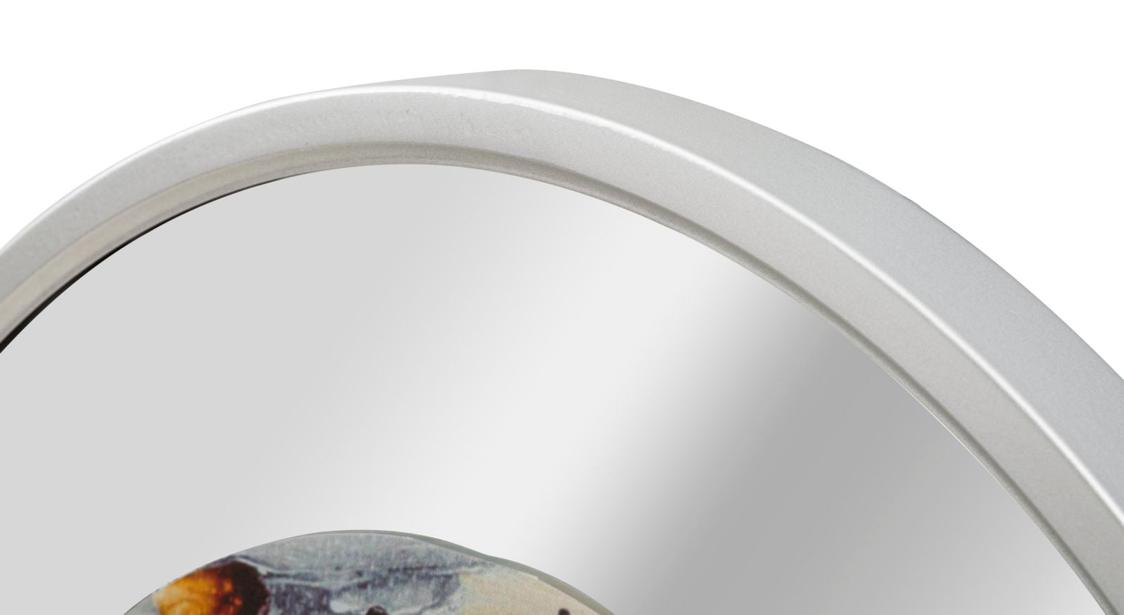 Relógio de Parede Redondo – Multicolor – Ferro, MDF, Vidro