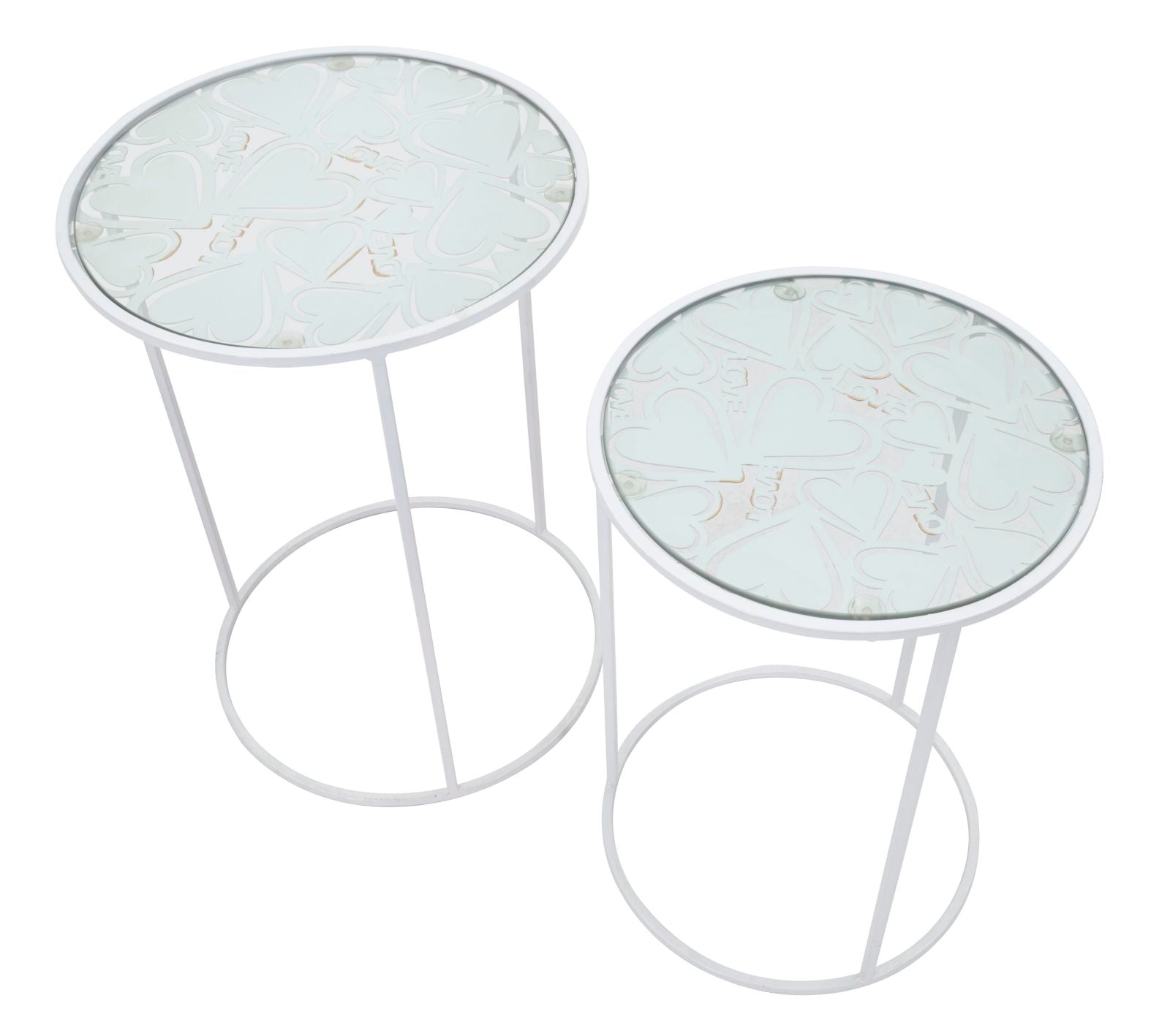 Mesas Redondas Pequenas GLAM – Branco