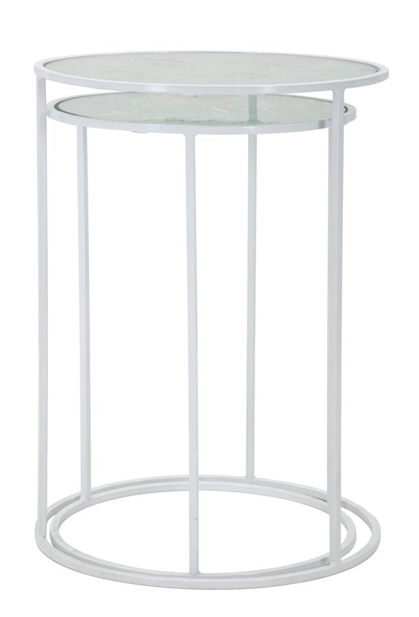 Mesas Redondas Pequenas GLAM – Branco