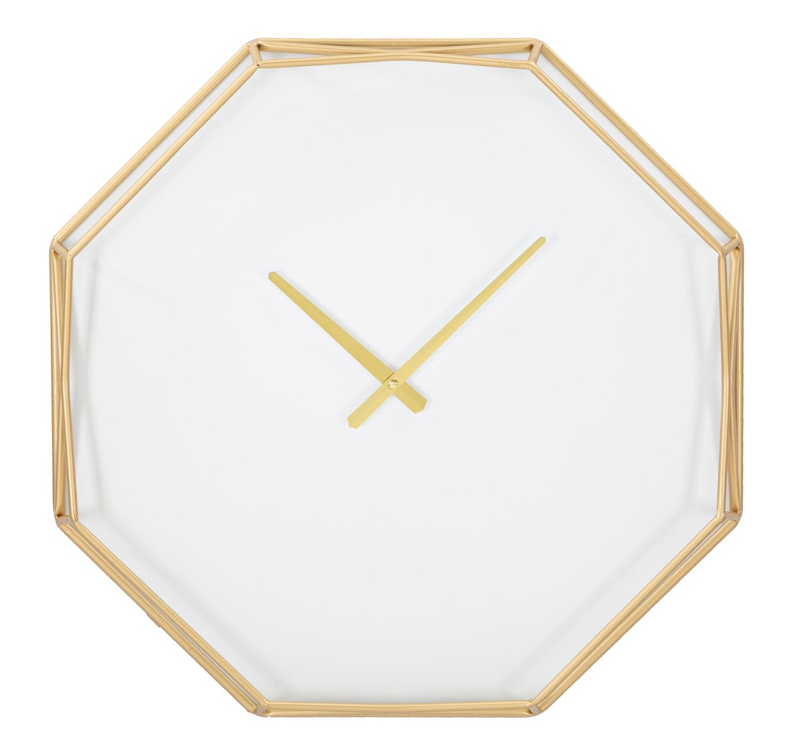 Relógio de Parede Metálico – Dourado