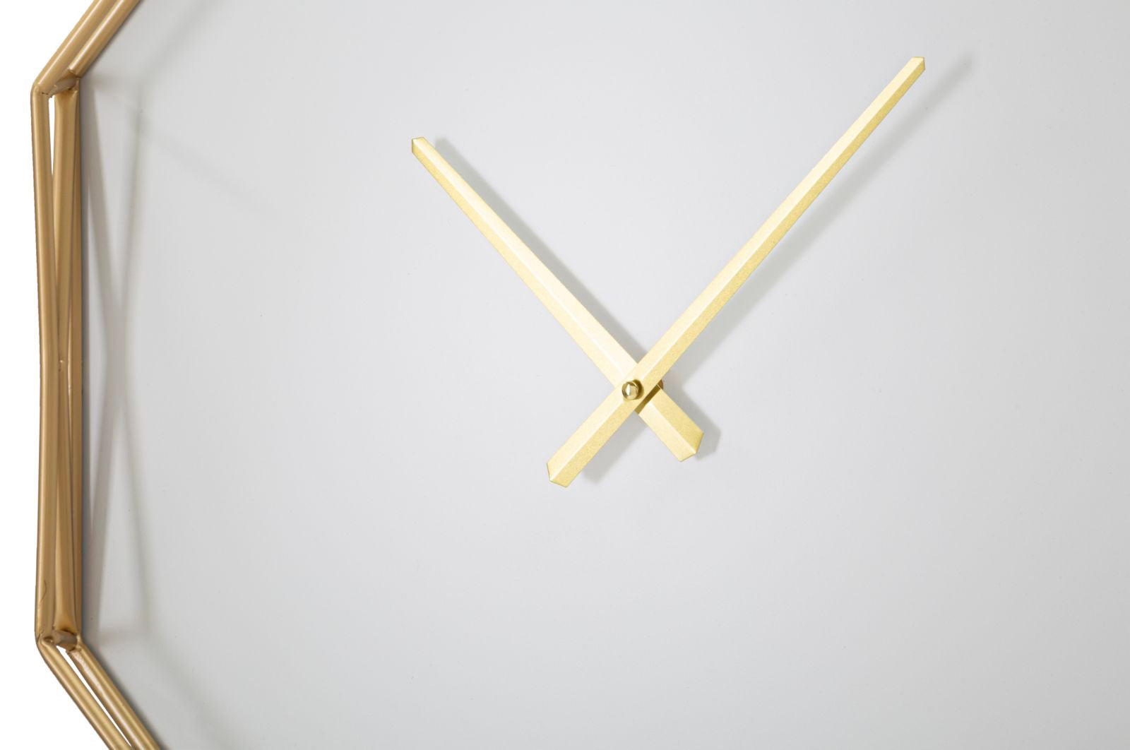 Relógio de Parede Metálico – Dourado