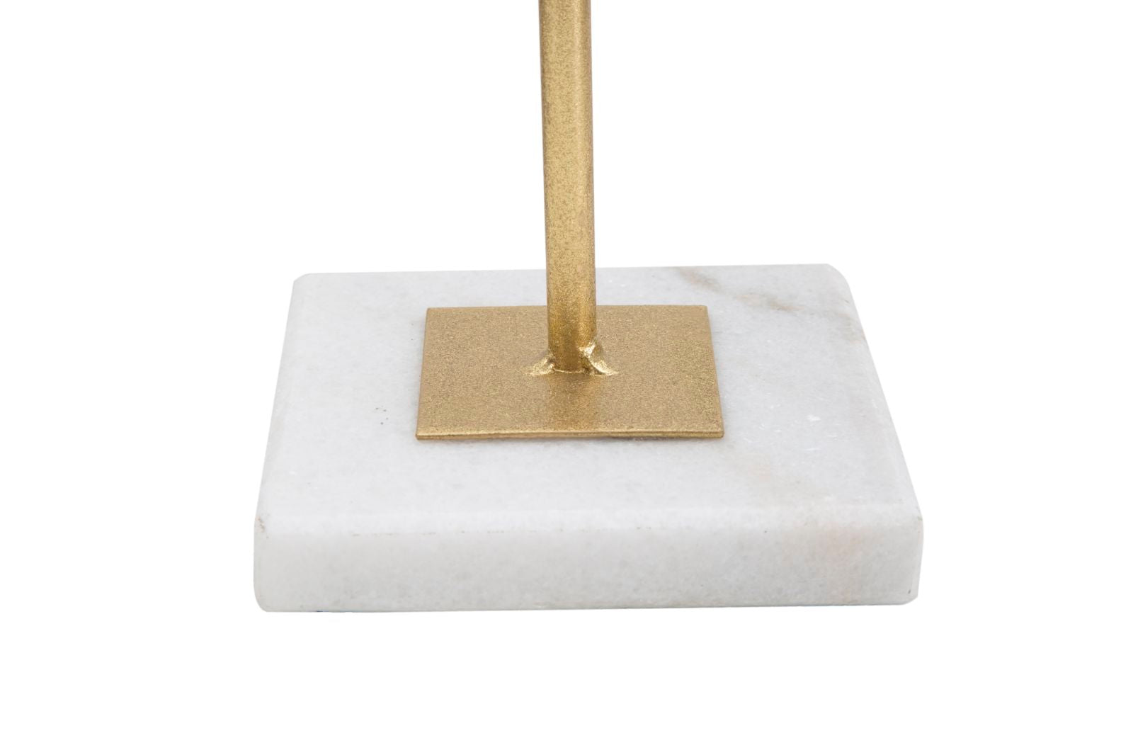 Escultura Elegante GLAM – Dourado e Branco