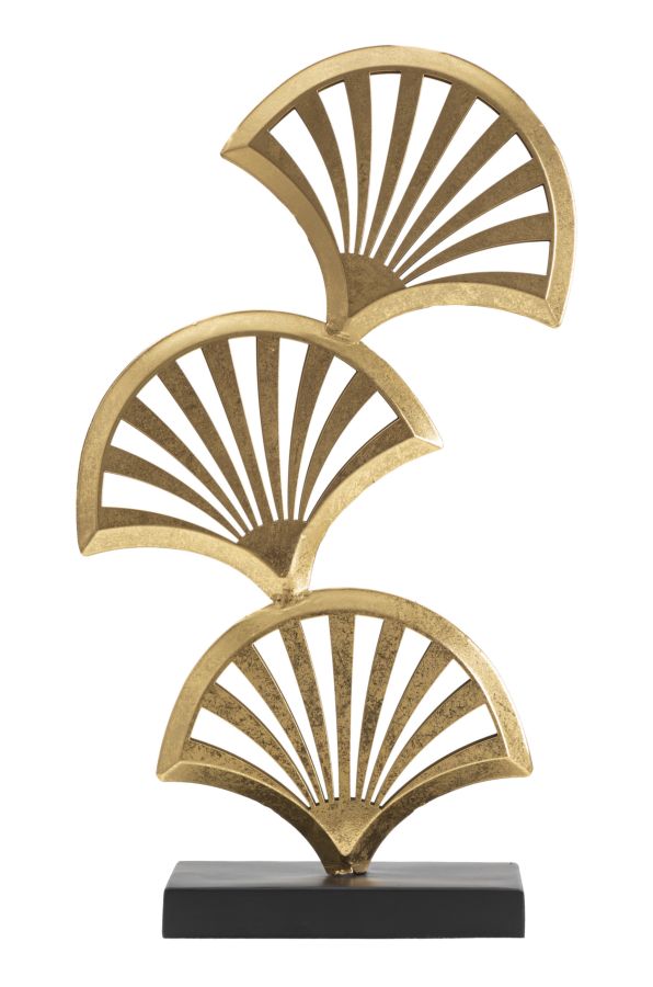 Escultura Metálica GLAM – Dourado e Preto