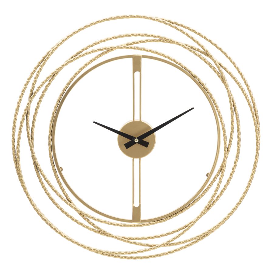 Relógio de Parede – Dourado – Metal