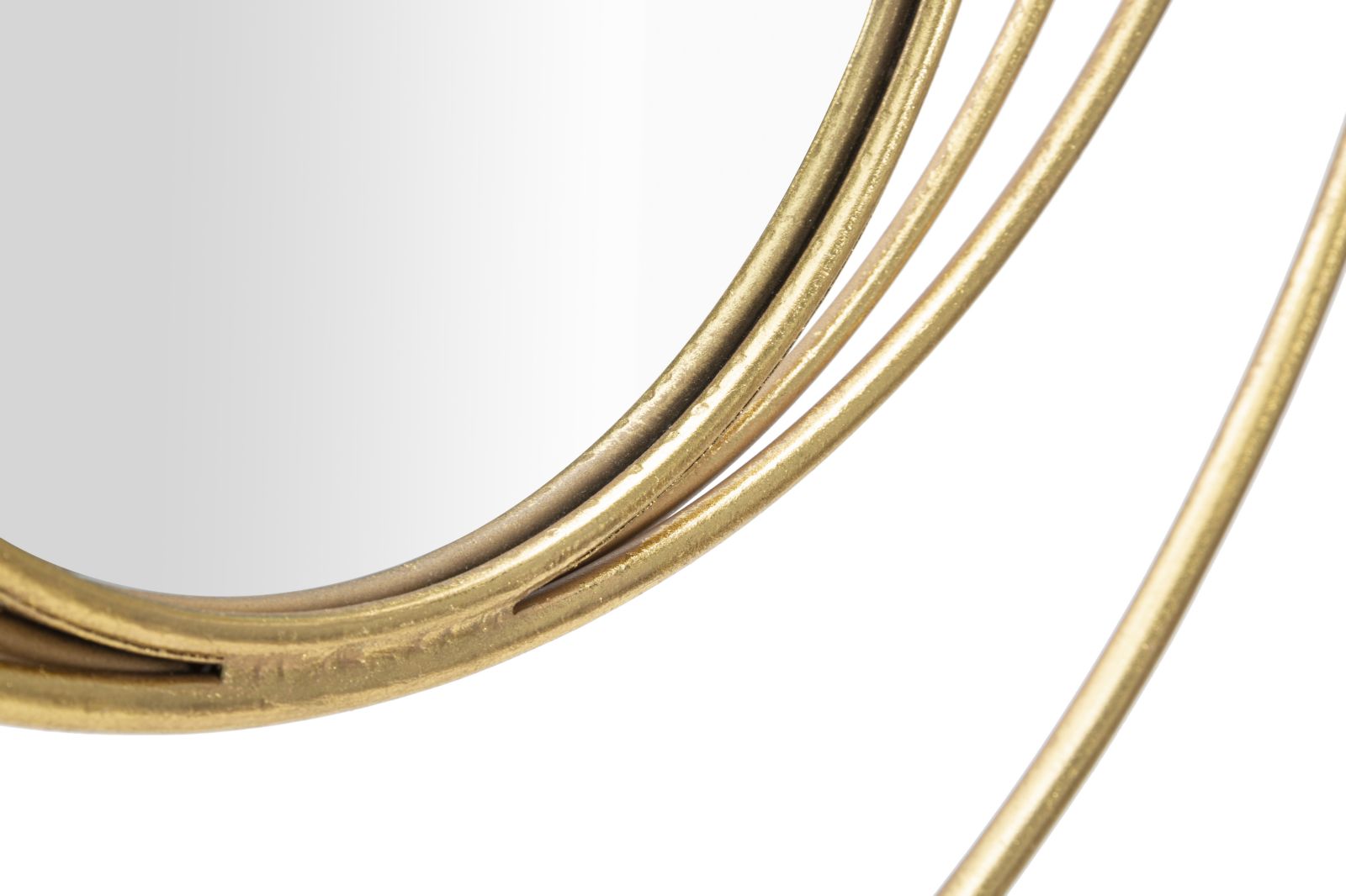 Espelho de Parede Redondo GLAM – Dourado