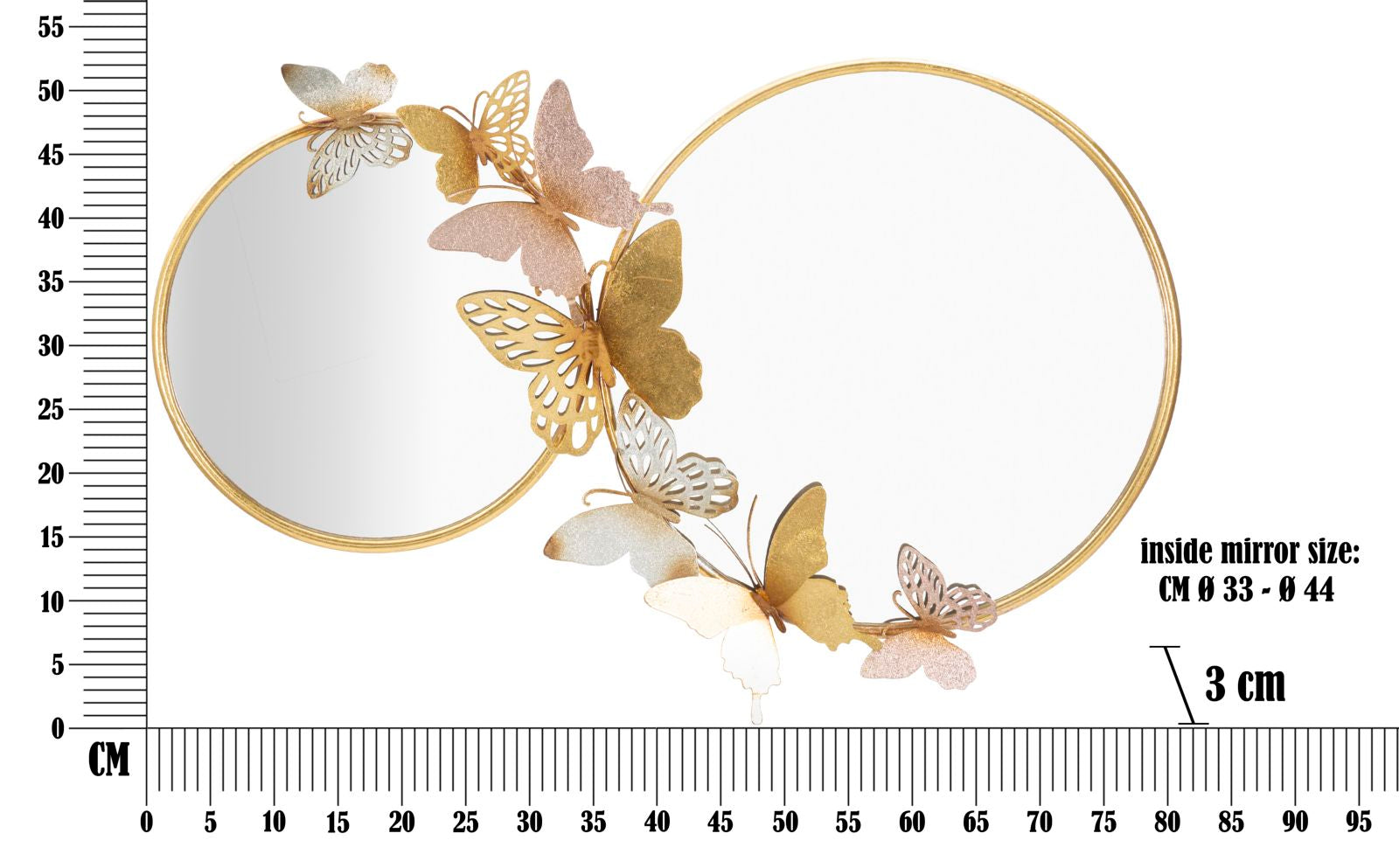 Espelho de Parede GLAM – Multicolor