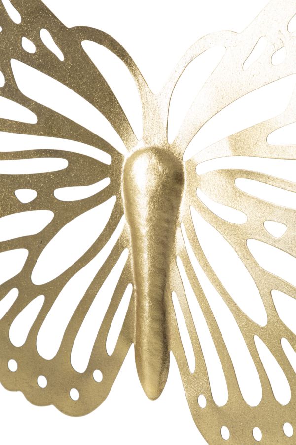 Borboleta Decorativa de Parede 3D GLAM – Dourado