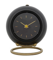 Relógio de Mesa GLAM – Preto e Dourado