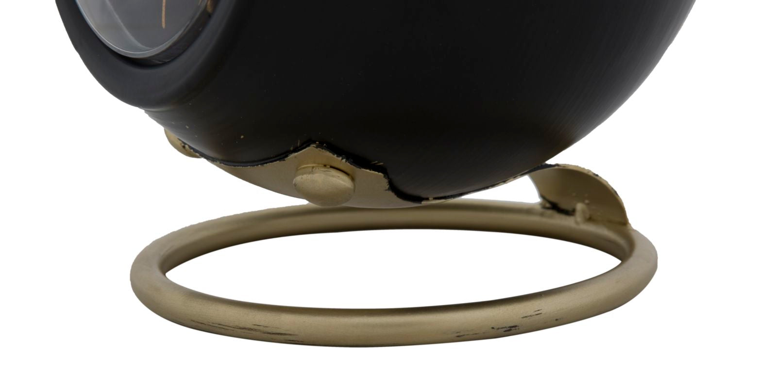 Relógio de Mesa GLAM – Preto e Dourado