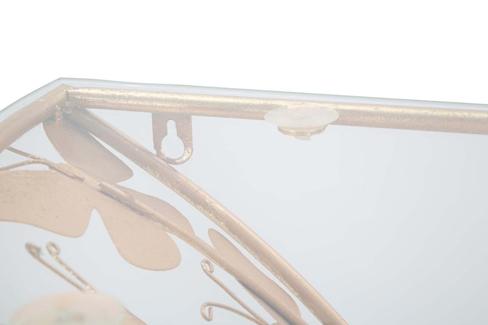 Mesa de Cabeceira Montada na Parede GLAM – Dourado