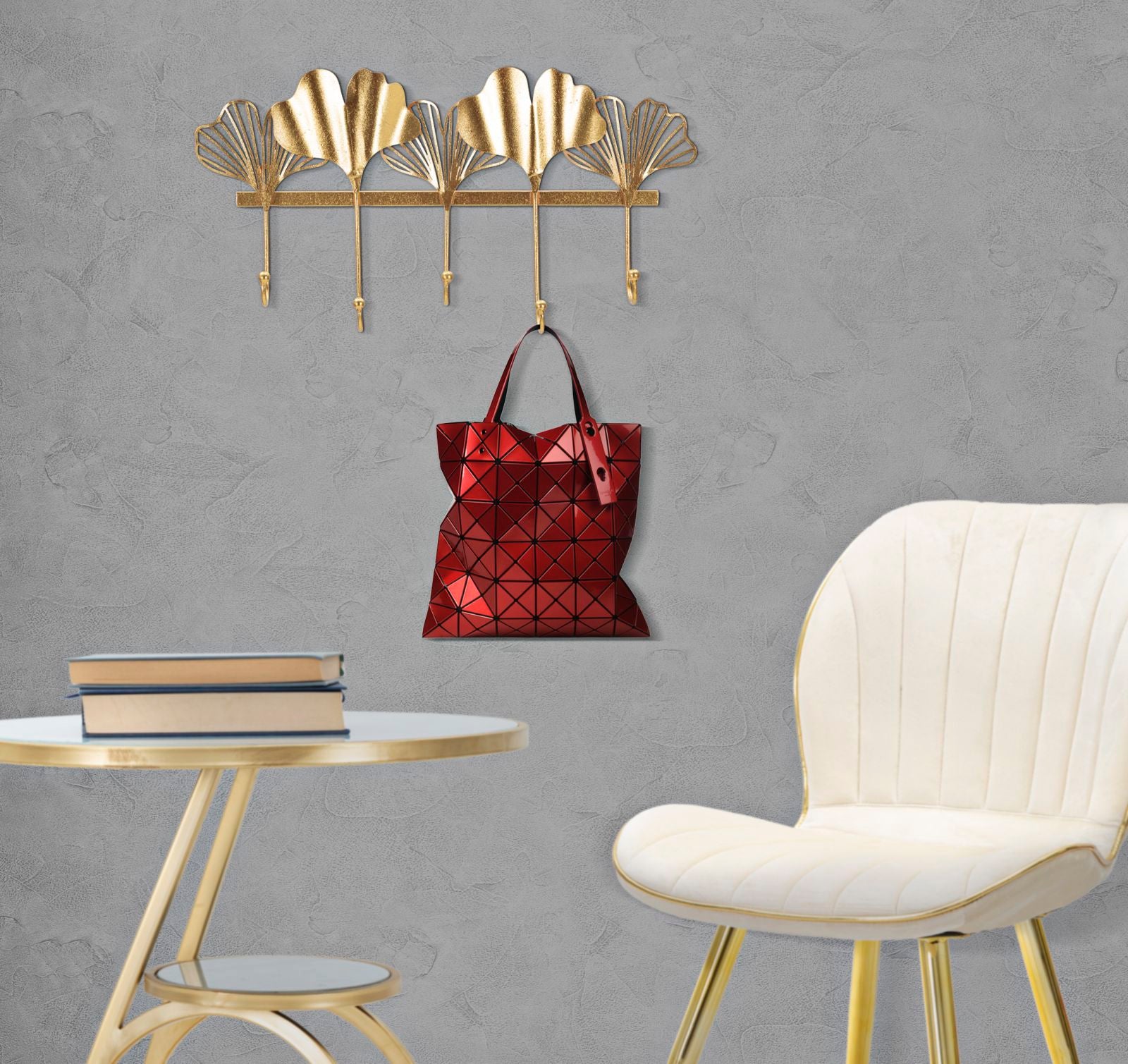 Cabide de Parede GLAM – Dourado