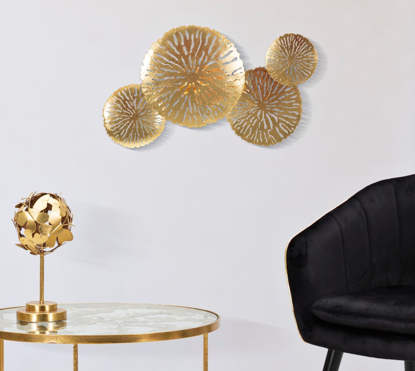 Aplique de Parede GLAM – Dourado