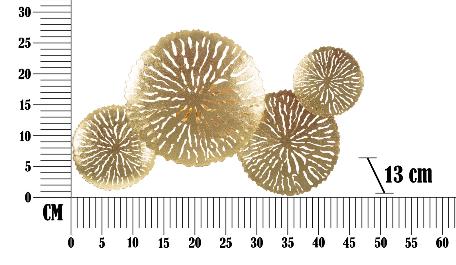 Aplique de Parede GLAM – Dourado