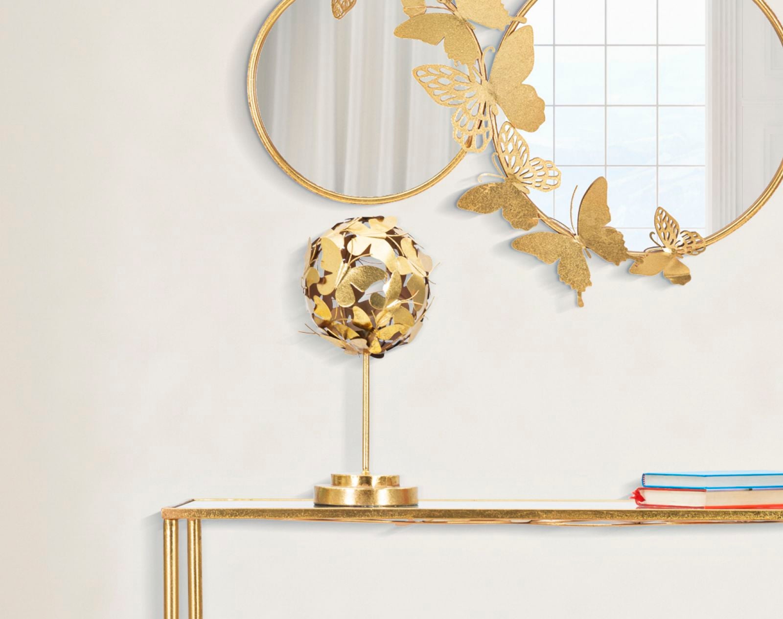 Escultura em Metal GLAM – Dourado