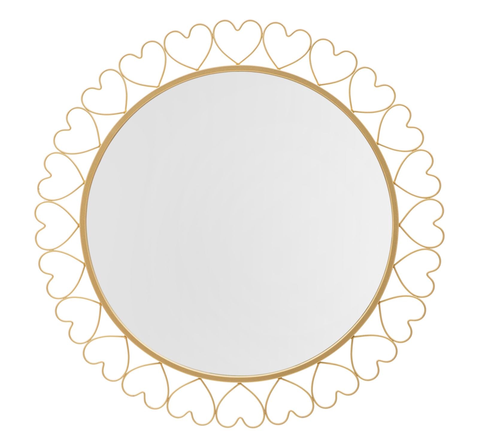 Espelho Redondo GLAM – Dourado