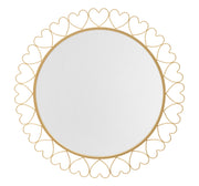 Espelho Redondo GLAM – Dourado