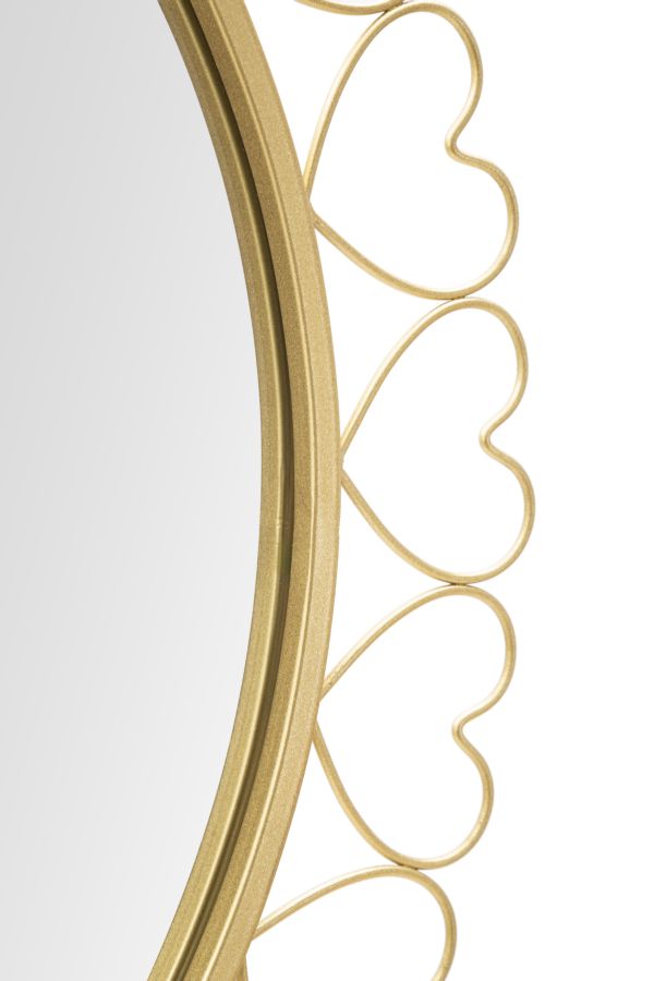 Espelho Redondo GLAM – Dourado