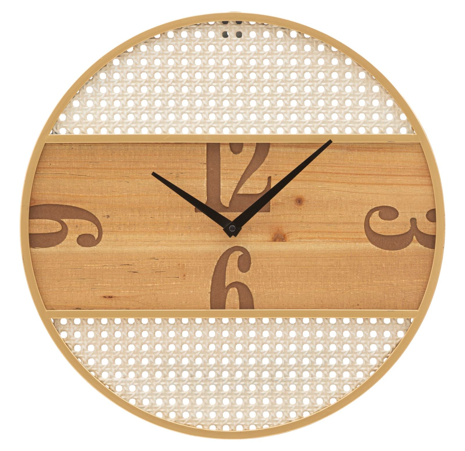 Relógio de Parede – Multicolor – Ferro e MDF