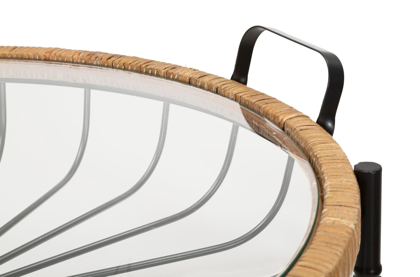 Mesa Baixa Redonda BOHO CHIC – Multicolor