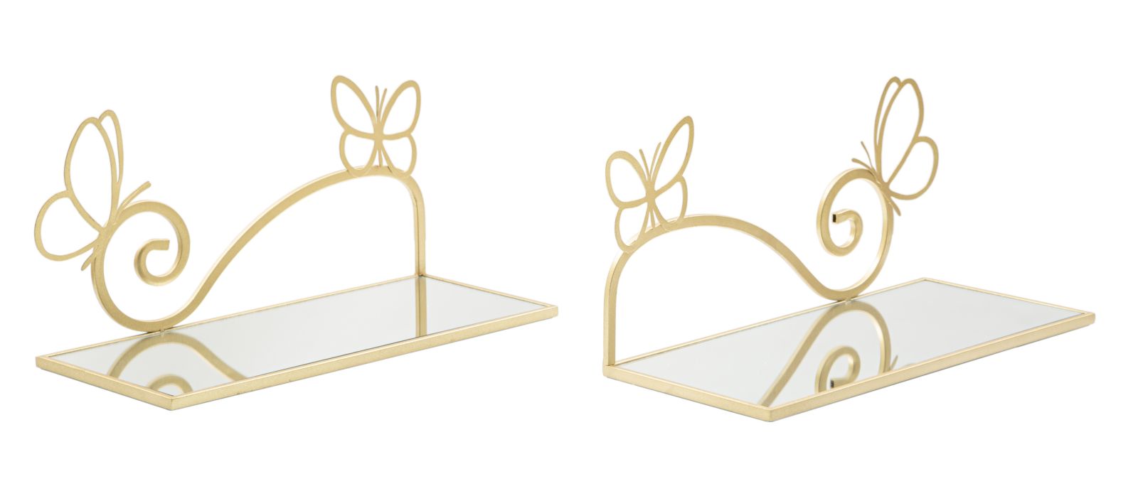 Prateleiras de Parede GLAM – Dourado