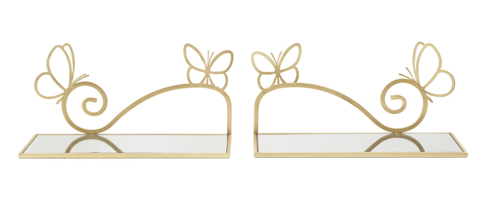 Prateleiras de Parede GLAM – Dourado
