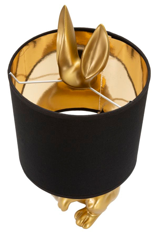 Candeeiro de mesa GLAM – Dourado/Preto