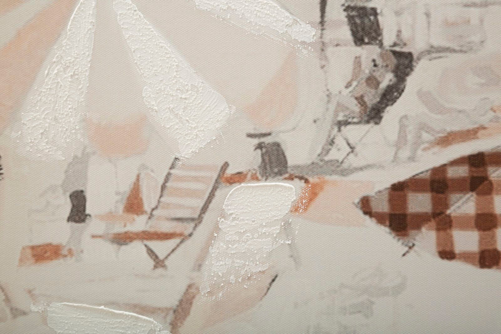 Quadro em Tela – Multicolor – Madeira de Pinho