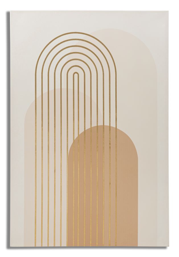 Quadro em tela – Multicolor – Madeira de pinho