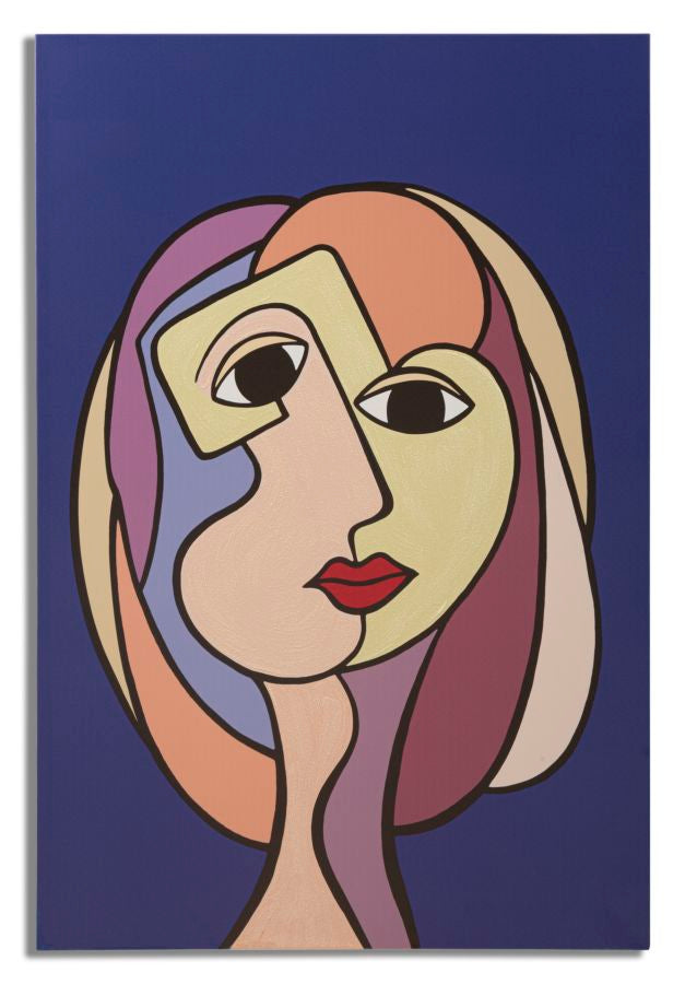 Quadro em Tela – Multicolor – Madeira de Pinho