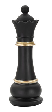 Escultura GLAM – Preto/Dourado