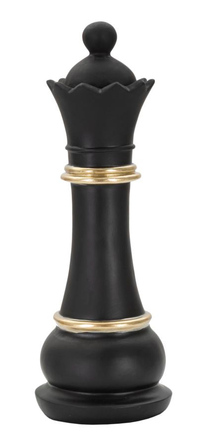 Escultura GLAM – Preto/Dourado