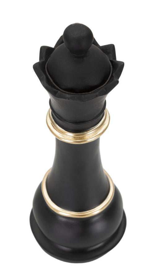 Escultura GLAM – Preto/Dourado