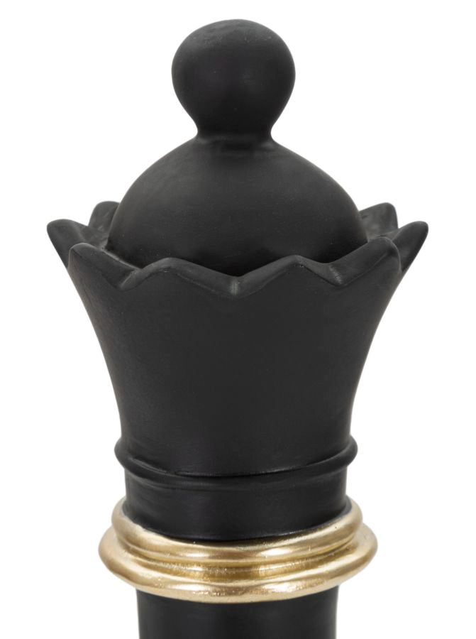 Escultura GLAM – Preto/Dourado