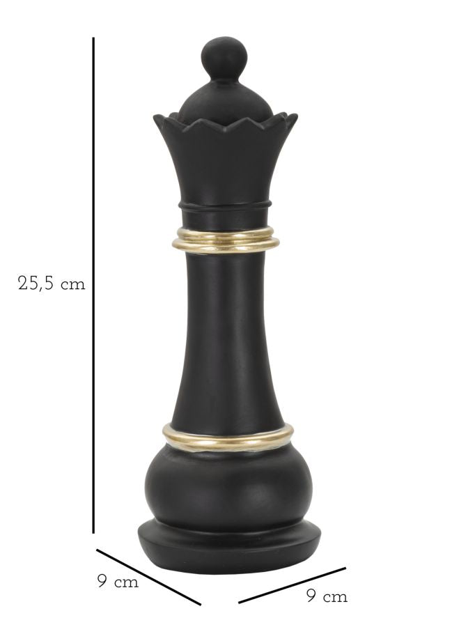 Escultura GLAM – Preto/Dourado