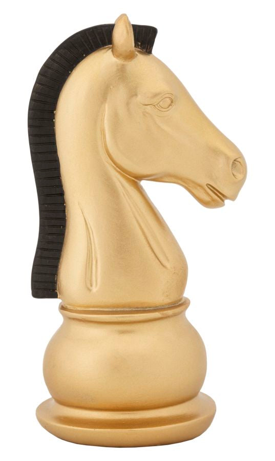 Escultura GLAM – Dourado/Preto