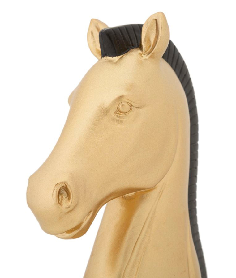 Escultura GLAM – Dourado/Preto