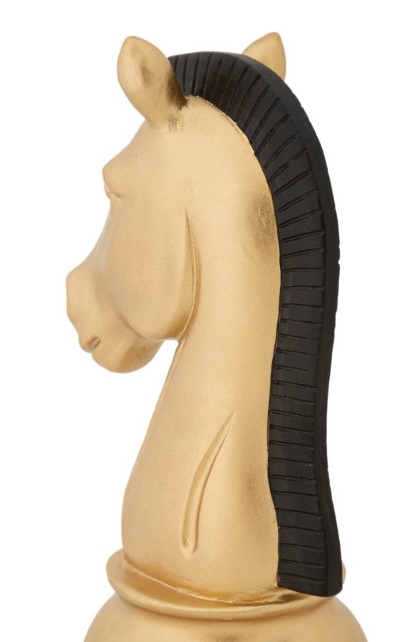 Escultura GLAM – Dourado/Preto