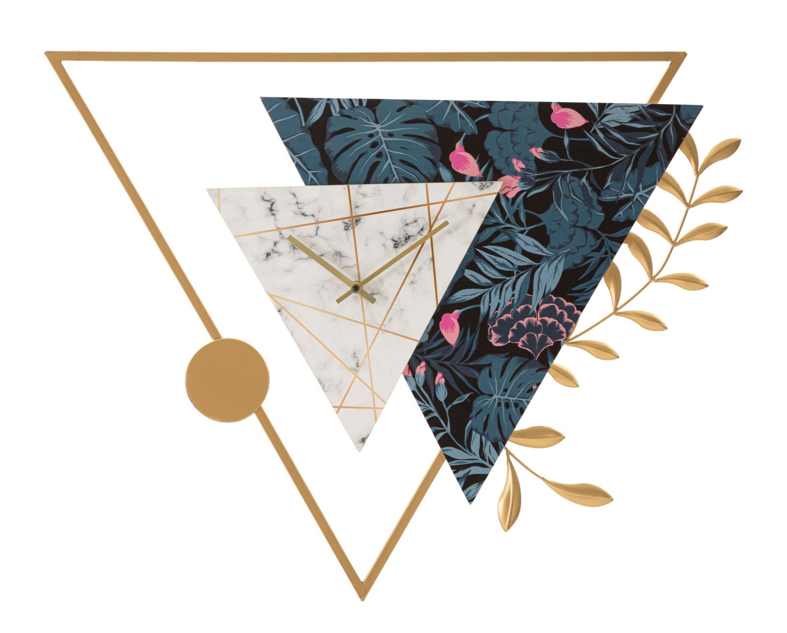 Relógio de Parede – Multicolor – Ferro, MDF